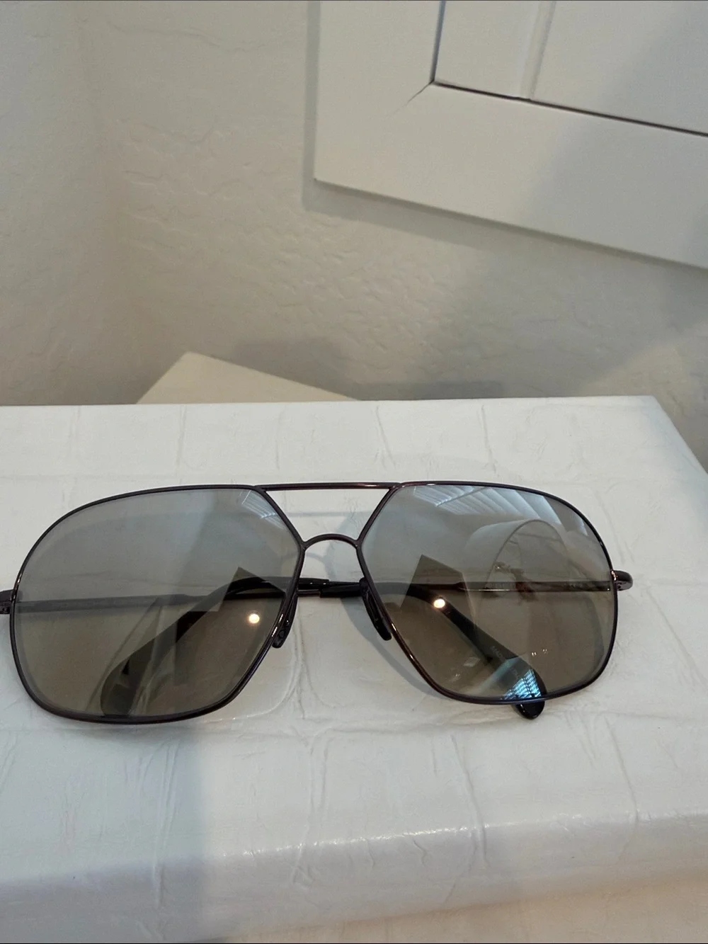 Porsche Design P8511 Aviator Sunglasses Sepia Brown w/Brown Gradient  Mirror